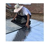 ZXCVBNAS Guaina Bituminosa，Rotoli di nastro impermeabile,feltro for tetti autoadesivo, nastro bituminoso in alluminio,rivestimento impermeabilizzante for tetti(THK1.2mm/W1*L8m)