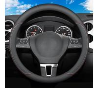 ZXCVDF Coprivolante Auto per Kia Sportage 5 (V) NQ5 I 2021-2024,Antiscivolo Pelle Microfibra Coprivolante Traspirante Coprivolante 37-38cm/15'' Accessori Auto Interno,Colored lines-2-Round Type
