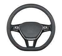 ZXCVDF Coprivolante Auto per Kia XCeed 3 (III) CD I 2019-2024,Antiscivolo Pelle Microfibra Coprivolante Traspirante Coprivolante 37-38cm/15'' Accessori Auto Interno,Colored lines-1-D Type