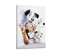 ZXCYGSAM Poster decorativo da parete a tema anime, motivo: cane fedele 101, stampa artistica su tela, poster decorativo moderno, per camera da letto, 30 x 45 cm