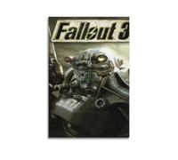 ZXCYGSAM Poster decorativo da parete su tela, motivo: Fallout 3 Game Poster4, poster decorativo moderno per camera da letto, per camera da letto (40 x 60 cm)