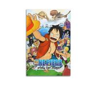ZXCYGSAM Poster decorativo da parete su tela, motivo: One Piece Pursues, cappello di paglia e film di anime, poster decorativo moderno, per camera da letto, per camera da letto, 40 x 60 cm