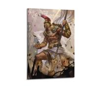 ZXCYGSAM Sparta - Poster decorativo da parete su tela, motivo: il dio della guerra, stampa moderna, per camera da letto, 30 x 45 cm