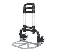 ZXDTVFGN Carrello Pieghevole Leggero - Carrello in Lega di Alluminio Resistente, Versatile per Viaggi, Bagagli, Shopping e Facile Trasporto - Carriola Portatile per Ogni Occasione