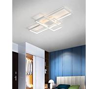 ZXDTVFGN Lampadario Moderno a LED da soffitto con Telecomando Regolabile, Quadrato, per Sala da Pranzo, Soggiorno, Camera da Letto, Cucina, Balcone, corridoio, Arredamento Creativo per la c