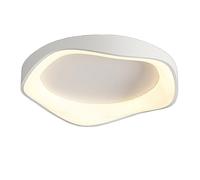 ZXDTVFGN Moderna Illuminazione da soffitto a Filo con Struttura in Metallo e Lampada in Acrilico Bianco per Soggiorno, Elegante, Vicino alla Luce, dimmerabile, Sottile, Pannello pi