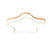 ZXDTVFGN Nordicaron Colore Rosa Vicino alla Luce del Soffitto Stella Lampada da Camera da Letto Moderna Semplice Dimmerabile Pannello Piatto Soggiorno Cucina Studio Luci a Filo, Bi