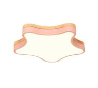 ZXDTVFGN Nordicaron Colore Rosa Vicino alla Luce del Soffitto Stella Lampada da Camera da Letto Moderna Semplice Dimmerabile Pannello Piatto Soggiorno Cucina Studio Luci a Filo, Bi