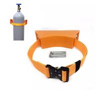 ZXDTVFGN Supporto per Bombola di Ossigeno a Parete con Cinghie Regolabili, Organizer per Bombole di Propano E Azoto, Supporto Bombole O2 Medicale Varie Dimensioni (Arancione, 2 m / 6, 6 Piedi)