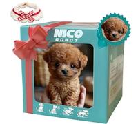 ZXDZSW Nuovo cane robot AI del 2025, i miei cuccioli robot realistici, for adulti, camminano, abbaiano, scodinzolano, for gli amanti degli animali(Brown)