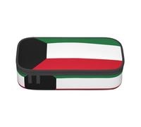 ZXERTG Astuccio versatile con stampa della bandiera del Kuwait, spazioso astuccio in tessuto Oxford, astuccio organizer per matite, Nero , Taglia unica, Custodia per chiave