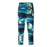 ZXERTG Pantaloni da pigiama per adolescenti con stampa a onde di palme e skateboard comodi, per tempo libero, tempo libero, tempo libero, tempo libero, sport e gite, Nero , S