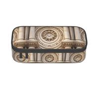 ZXERTG Romano Art Print Oxford - Astuccio portapenne multifunzione, perfetto per l'ufficio e i viaggi, Nero , Taglia unica, Astuccio per trucchi