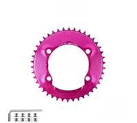 ZXFdgWS Corone per Bicicletta Corona for Bici da Strada, Ruota dentata Stretta e Larga 40T a 58T for R7000, R8000, R9100, Parti for Biciclette 8 a 12 velocità(54T Pink)