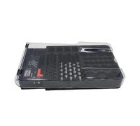 Zxfdsfdbnm Batteria ABS con 93 scomparti, coperchio trasparente incernierato, design montabile a parete, contenitore per riciclaggio pulito