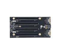 Zxfdsfdbnm Efficiente scheda splitter PCIe4.0 X4X4X4X4 con due ingressi SFF 8654 8I per connessioni e aggiornamenti di più dispositivi