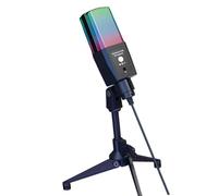 Zxfdsfdbnm Microfono a condensatore con USB Plug and Play condensatore ad alta sensibilità e tecnologia di riduzione del rumore per studio professionale a condensatore podcast rumore attivo