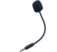 Zxfdsfdbnm Microfono di ricambio per cuffie da gioco con spina da 3,5 mm con cancellazione del rumore, manicotto in spugna nera