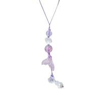 Zxfdsfdbnm Moda Coda di Pesce Shell Bead Hangings Pendente Telefono Cinghia Della Borsa Decorazione Portatile Hangings Lanyard Per Le Ragazze Donne