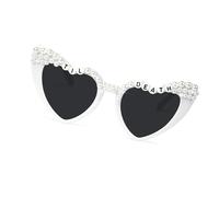 Zxfdsfdbnm Occhiali da doccia a forma di cuore per feste di compleanno, accessori da donna, decorazione fotografica, occhiali da festa