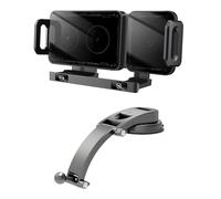 Zxfdsfdbnm Robusto supporto per telefono da auto con doppia bobina di trasferimento di energia per dispositivi con schermo grande e modelli di display pieghevoli, supporto flessibile per auto