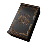 Zxfdsfdbnm Scatola vuota per carte da gioco, scatola per carte da gioco, contenitore per carte di credito, contenitore per tarocchi, in legno