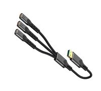 Zxfdsfdbnm Splitter connettore USB multiporta con 2/3 di tipo C femmina adattatori cavo per dati e ricarica multiporta