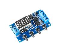 Zxfdsfdbnm Timer da 5 V-36 V, timer di ritardo del ciclo, interruttore relè con indicatore LED e LED digitale ritardo di tempo