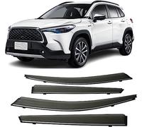 ZXFENG Deflettori Auto per Corolla Cross 2021 2022, 4 Pezzi Deflettori d'Aria Deflettore Aria per Vetro Auto Antivento Antipioggia