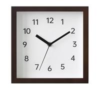 ZXFIYTBH Orologio da Parete Modern Wall Clock for Living Room Silent Operation Battery Powered Practical Orologio(Walnut)