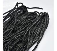 ZXFLOOR 5 Metri di Corda di Strass da 6 mm, Cordino di Strass Rotondo in Cotone di Cristallo, Fai da Te, per Creare Fiocchi, bracciali, Borse, Ornamenti, Accessori.