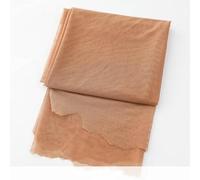 ZXFLOOR Tessuto a Rete Elasticizzato in 4 direzioni, Color Carne, da 1/3/5 Metri, per Cucire Vestiti, per Il Fondo del Vestito, per la Danza, in Tulle
