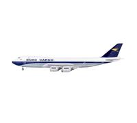 ZXGGASG Aeromobile in Metallo a Gamba in Metallo Diecast 1: 400 Scala Cargo B747-8F G-BOAC Simulazione Aereo Simulazione Souvenir Hobby Collection Modelli per la Raccolta e Display
