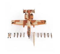 ZXGGASG Aeromobile in Metallo Die-Cast Diecast 1: 144 Scala per Air Force A10 Warthog Attack 1990 Desert Storm Operation A-10 Modello per la Raccolta e Il Display