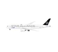 ZXGGASG Aeromobile in Metallo in Gamba 1: 400 per Tutti i Nippon Airways 787-9 Star Alliance Aircraft Simulation Airplane Model per la Raccolta e Il Display