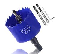 ZXHAO Cutter bimetico HSS con adattatore Hex Shank Drill Bit per legno Cornhole Boards Plastic Drywall in fibra di legno