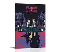 ZXHJDS Fullmetal Alchemist- Poster impermeabile per soggiorno, bagno, cucina, stampa moderna, multifunzionale, facile da pulire, regalo decorativo, 30 x 45 cm, stile cornice