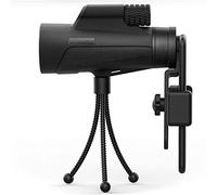 ZXIANGZ 10x42 BAK4 Prisma FMC Obiettivo monoculare Compatto ad Alta Potenza monoculare Impermeabile per Birdwatching per Adulti, Caccia all'aperto, Viaggi, Visite turistiche Adulti Bambini