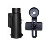 ZXIANGZ Monocolo Portatile Piccolo e Potente 15x60 con Adattatore per Smartphone, Visione ad Alta Potenza per Adulti, per Birdwatching, Fauna Selvatica, concerti, Giochi Sportivi