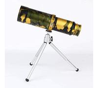 ZXIANGZ Telescopi monoculari con oculare Grande 10X50, Specchio Pirata Ottico Elasticizzato Interamente in Metallo, Piccoli telescopi Leggeri Impermeabili, per Esterni e nautici,Tarnung Good