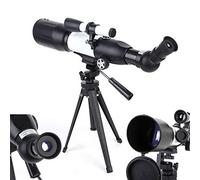 ZXIANGZ Telescopi, Telescopi per Adulti Monocolo astronomico ad Alta Definizione ad Alto Ingrandimento con Treppiede e Cercatore per Bambini Adulti Principianti, Argento