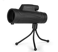 ZXIANGZ Telescopio monoculare 10X40, 10 Volte, 96-1000 Metri effettivi, Prisma, per scopi di outlanding, Birdwatching o osservazione, Nero Buono