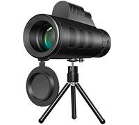 ZXIANGZ Telescopio monoculare 40X60 per Smartphone con Supporto per Smartphone e treppiede, monocolo Compatto con Prisma di Potenza per Birdwatching Caccia Escursionismo Concerti Viaggi