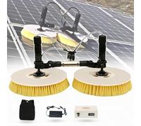 ZXINXIN Asta telescopica per la Pulizia dei vetri conduttori d'Acqua, con Attacco per l'acqua, Pulizia del Tetto, Set di spazzole per la Pulizia degli impianti fotovoltaici