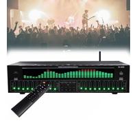ZXINXIN EQ Grafico Audio Stereo Digitale, Equalizzatore Digitale a 31 Bande, 12 Modelli ritmici, con riduzione del Rumore, Equalizzatore di sintonizzazione EQ Domestico