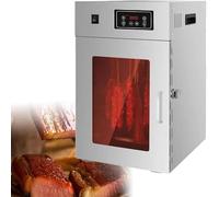 ZXINXIN Essiccatore per Alimenti in Acciaio Inossidabile, essiccatore per Alimenti per Frutta, Carne e Verdura, con Controllo del Tempo Digitale Regolabile da 30 a 90 ℃ e 0~24 Ore, Argento