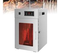 ZXINXIN Essiccatore Rotante per Carne a 360°, essiccatore Rotante per Salsicce, Pancetta, Pollo, Anatra, Pesce, Manzo con Timer Digitale 24 Ore