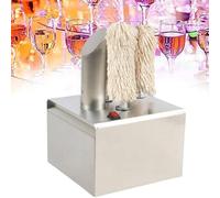 ZXINXIN Lucidatrice per Bicchieri, lucidatrice elettrica per Bicchieri da Cantina a 3/5/8 Teste con Riscaldamento e Asciugatura istantanei per Bicchieri da Vino/Champagne 3heads