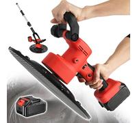 ZXINXIN Macchina lisciatrice per Malta da Muro, betoniera a 6 velocità, lucidatrice per la levigatura di pareti, Macchina lisciatrice Automatica per la levigatura di pareti (1680 W) 1 * 15000mAh