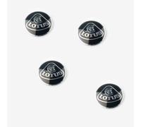 ZXjbgjsm 4 Pezzi Auto Coprimozzi per Lotus Eletre Emira（56MM,60MM）, Materiale Composito ABS Impermeabile Car Wheel cap Kit Protezione dalla Ruggine,56MM-A/Black